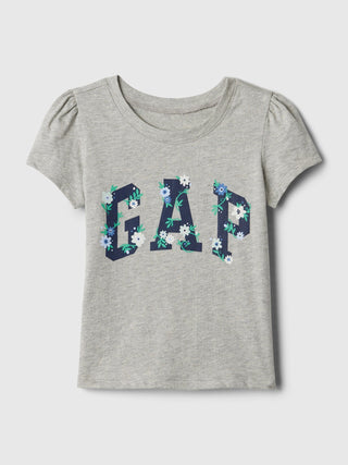 Camiseta Manga Corta con Detalle Volantes, Niña