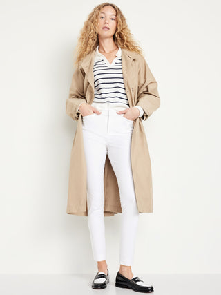 Jeans Skinny Talle Alto con Bolsillos