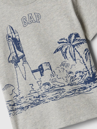 Camiseta Manga Corta con Gráfico, Bebé