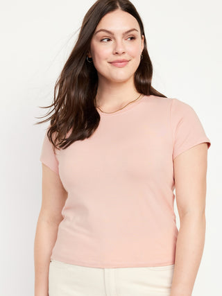 Camiseta Manga Corta Acanalada