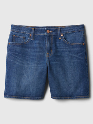 Short Denim Tiro Medio