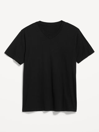 Camiseta con Cuello V de Canalé