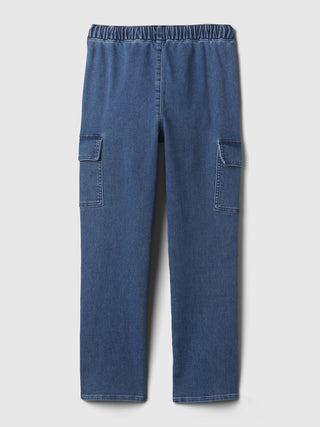 Jeans Cargo con Cintura Elástica, Niño