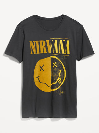 Camiseta Manga Corta Gráfica Nirvana™, Hombre