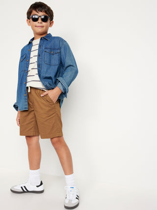 Short con Cintura Elástica de Algodón, Niño