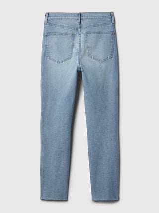 Jeans Skinny Talle Alto con Bolsillos