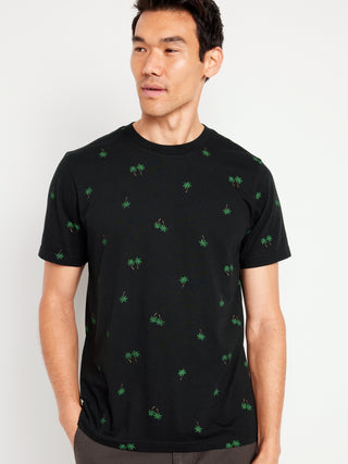 Camiseta Manga Corta con Cuello Redondo