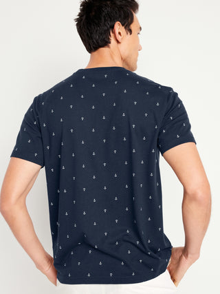 Camiseta Manga Corta con Cuello Redondo