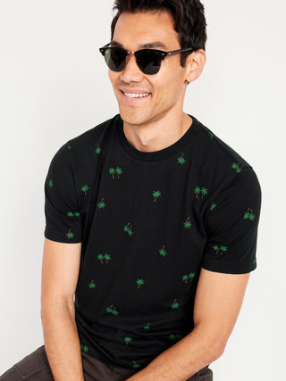 Camiseta Manga Corta con Cuello Redondo