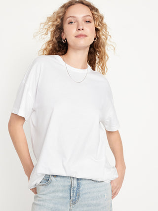 Camiseta Cuello Redondo de Algodón