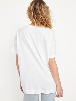 Camiseta Cuello Redondo de Algodón