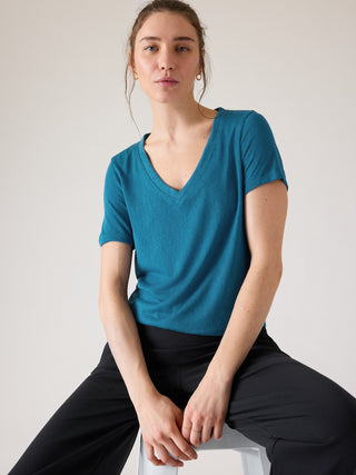 Camiseta Manga Corta Cuello V