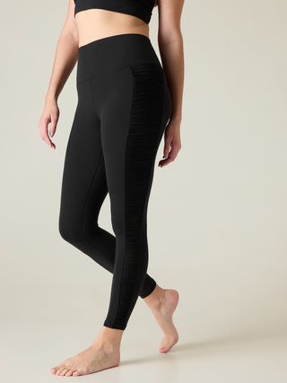 Salutation Leggings Talle Alto con Malla
