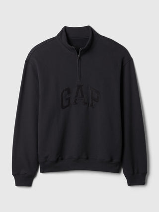 Sudadera Vintage con Zipper y Logo