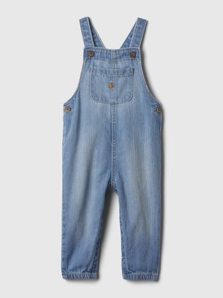 Enterizo Denim con Algodón Orgánico, Bebé