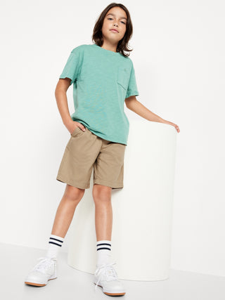 Short con Cintura Elástica de Algodón, Niño