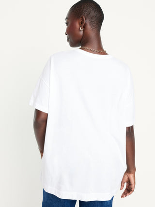 Camiseta Cuello Redondo de Algodón