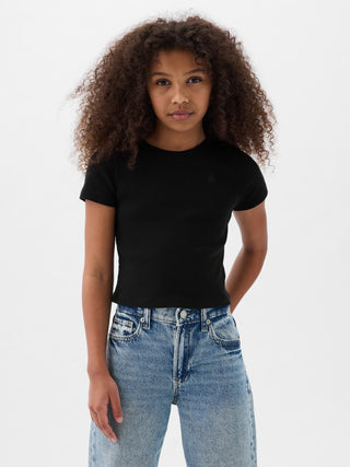 Camiseta Básica Cuello Redondo ,Niña