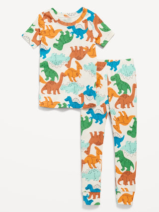 Pijama Unisex de una Pieza con Estampado y Cremallera, Niño