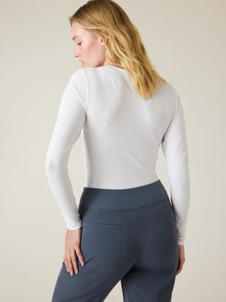 Camiseta sin Costuras con Cuello Redondo