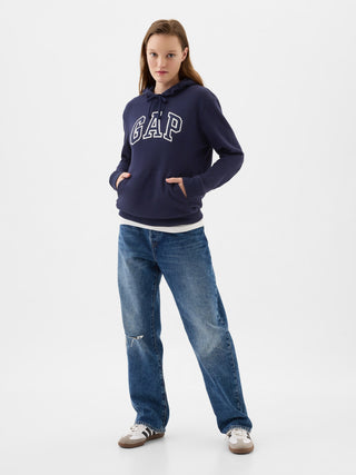 Sudadera con Capucha y Logo Delantero