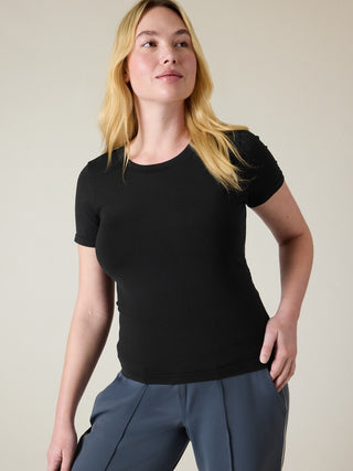 Camiseta Deportiva Manga Corta sin Costuras