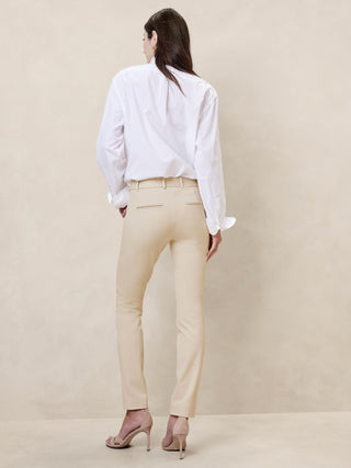 Pantalón Skinny Talle Medio con Bolsillos