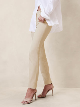 Pantalón Skinny Talle Medio con Bolsillos