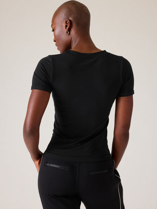 Camiseta Deportiva Manga Corta sin Costuras