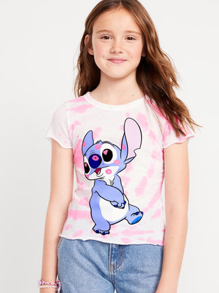 Camiseta Gráfica Cuello Redondo, Niña