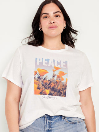 Camiseta Manga Corta con Gráfico