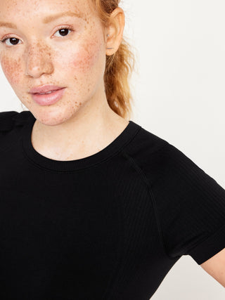 Camiseta Deportiva Ajustada sin Costuras