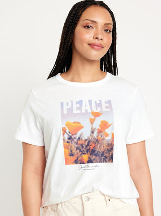 Camiseta Manga Corta con Gráfico