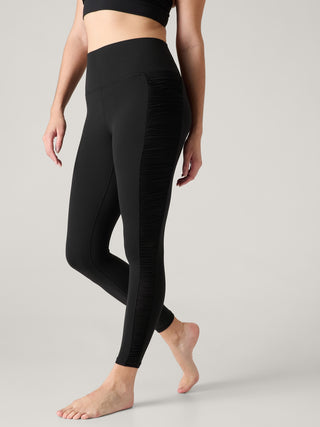 Salutation Leggings Talle Alto con Malla