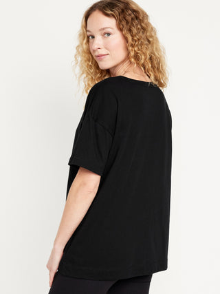 Camiseta Cuello Redondo de Algodón