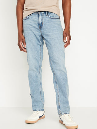 Jeans Recto Talle Alto con Bolsillos