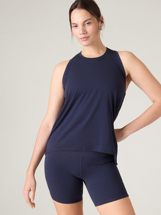 Camiseta sin Mangas con Espalda Cruzada