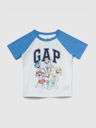 Camiseta Manga Corta con Gráfico Paw Patrol, Niño