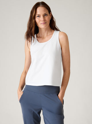 Camiseta Cuello Redondo de Algodón