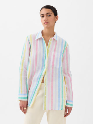 Camisa Manga Larga de Lino