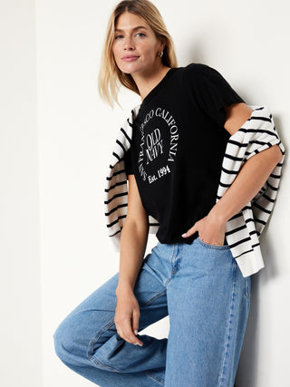 Camiseta Manga Corta con Gráfico