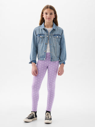 Leggings con Estampado de Puntos, Niña