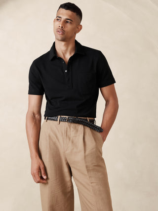 Polo de Piqué de Algodón