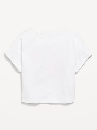 Camiseta Manga Corta con Gráfico, Niña