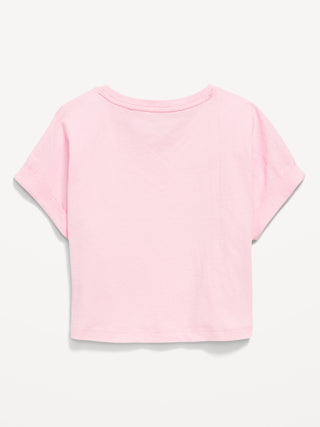 Camiseta Manga Corta con Gráfico, Niña