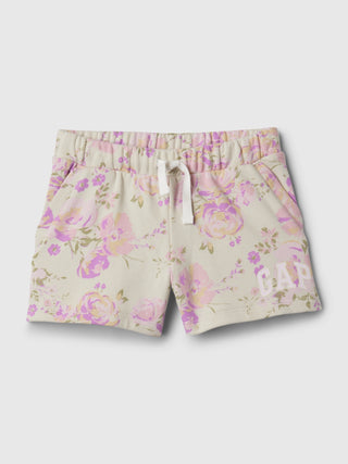 Shorts con Cintura Elástica y Estampado, Niña