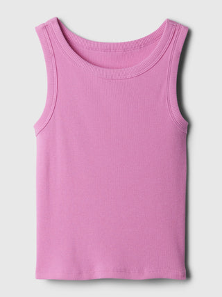 Camiseta sin Mangas Acanalada, Niña