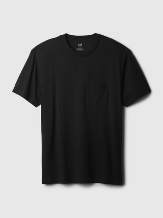 Camiseta Cuello Redondo con Bolsillo