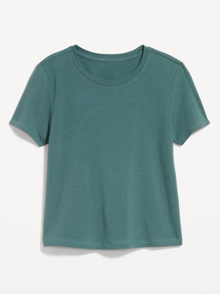 Camiseta Manga Corta Acanalada