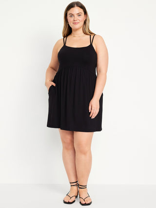 Vestido de Tirantes con Espalda Cruzada